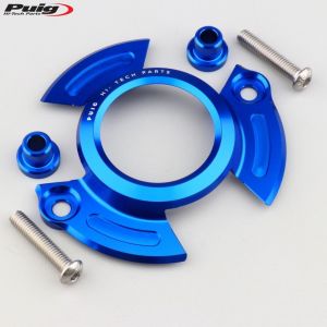 Cache de carter d'embrayage Yamaha Tmax 530 (2017 - 2019), 560 (2020 - 2021) Puig bleu
