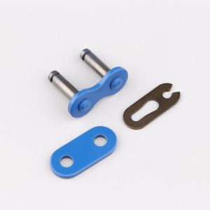 Attache rapide de cha&icirc;ne 420 renforc&eacute;e KMC bleue