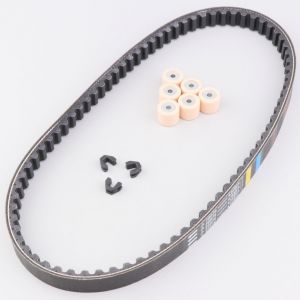 Courroie avec galets et curseurs de variateur Piaggio Free, NRG, Gilera Stalker 50...