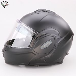Casque modulable Vito Flip-Up Reverse noir mat (ECE 22.06)
