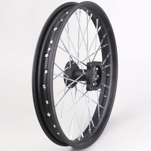 Jante avant (17x1.60) dirt bike, pit bike noire