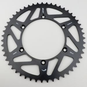 Couronne 51 dents acier 520 Kawasaki KX, KXF 250, 450 Afam noire