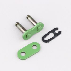 Attache rapide de chaîne 428 renforcée KMC verte