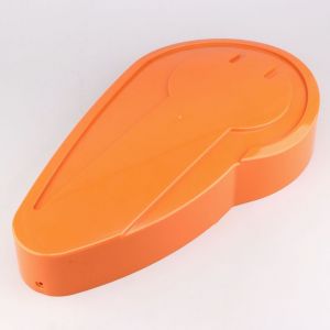 Capot de protection de courroie motobineuse Pubert Eco, Sterwins B60, Verts Loisirs P56BR... orange (fixation c&ocirc;t&eacute;)