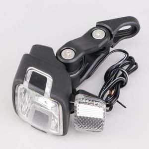 Éclairage avant à leds vélo électrique Contec DLUX 80N++ avec catadioptre