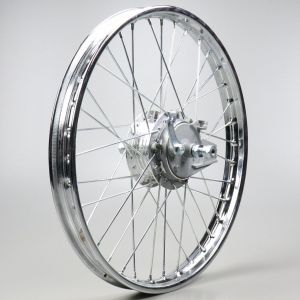 Jante arri&egrave;re compl&egrave;te 1,20x17 pouces 36 trous GP roue cyclomoteur (103, 51...) Fifty