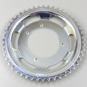 Couronne 48 dents Ø 81 mm 4T Peugeot 101, 102 et Country Charvin Industries grise