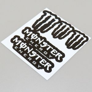 Stickers r&eacute;fl&eacute;chissants pour casque Monster