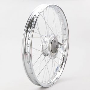 Jante avant compl&egrave;te 1.40x18 pouces 36 trous GP Motob&eacute;cane AV85, AV88...