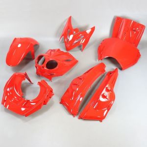 Kit car&eacute;nages MBK Stunt, Yamaha Slider (double optique) Fifty rouge