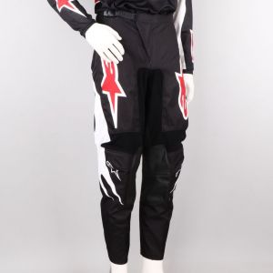 Pantalon Alpinestars Fluid Lucent noir et blanc