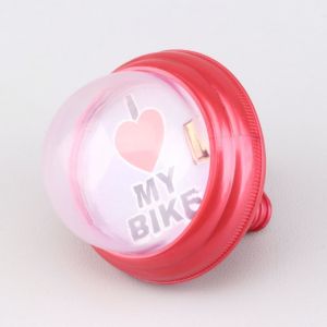 Sonnette de vélo, trottinette "I Love My Bike" PNA rouge