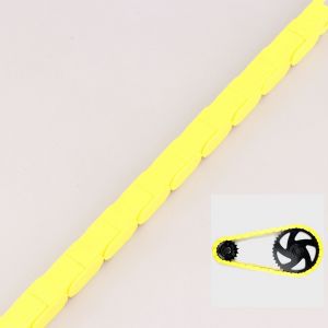 Couvre chaîne à clipser vélo 1 vitesse 112 maillons Insane Chains jaune