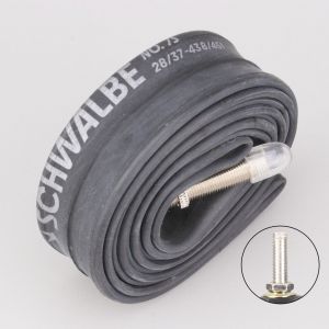 Chambre &agrave; air v&eacute;lo 20x1 1/8-1 3/8 (28/37-438/451) valve Schrader AV 40 mm Schwalbe AV7S
