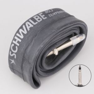 Chambre &agrave; air v&eacute;lo 14/16x1 3/8/1.50 (32/47-288/305) valve Presta FV 40 mm Schwalbe SV2