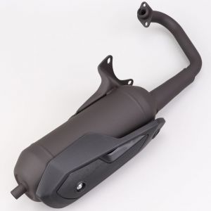 Pot d'échappement type origine Piaggio air et liquide Typhoon, NRG... Tecnigas Silent Pro Black Shield