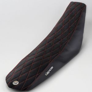 Housse de selle Beta RR 50 (2011 - 2020) Gencod Evo II rouge (simili Alcantara)