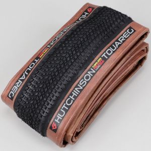 Pneu v&eacute;lo 700x40C (40-622) Hutchinson Touareg Hardskin TLR flancs marrons &agrave; tringles souples