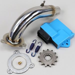 Coude de pot d'&eacute;chappement avec bo&icirc;tier CDI et pignon Rieju MRT 50 (2022 - 2025) Euro 5 Nolimit