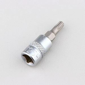 Douille &agrave; embout T25 Torx perc&eacute; 1/4" BGS