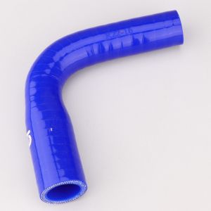 Réducteur silicone coudé 90° Ø22 à 16 mm Silicon Hoses bleu