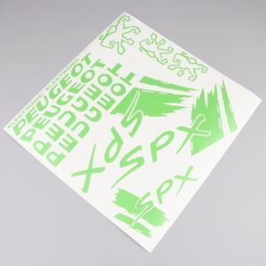Kit déco Peugeot 103 SPX vert pomme V1