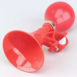 Sonnette trompette de v&eacute;lo, trottinette enfant rouge