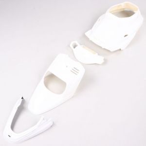 Kit carénages MBK Booster, Yamaha Bw's (avant 2004) blanc (avec spoiler avant)