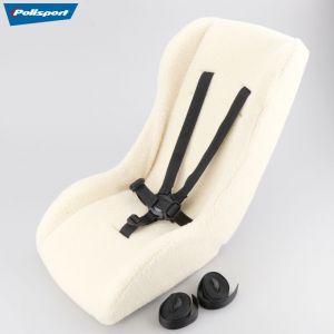 Si&egrave;ge b&eacute;b&eacute; de remorque v&eacute;lo Polisport Mini Pelican blanc (5 points)