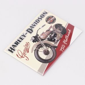 Magnet Harley Davidson Flathead 6x8 cm
