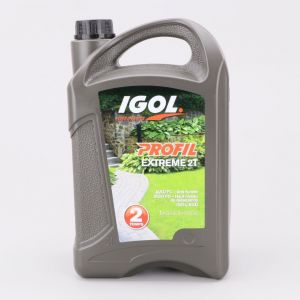 Huile moteur 2T Igol Profil Extreme Motoculture base de synth&egrave;se 5L