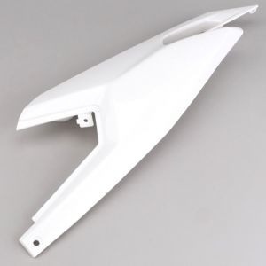 Carénage arrière gauche Derbi Senda, Gilera SMT, RCR, Aprilia SX, RX 50 (depuis 2018) StylePro blanc