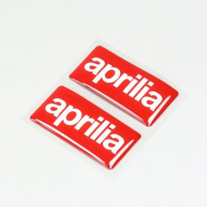 Stickers Aprilia rouge relief