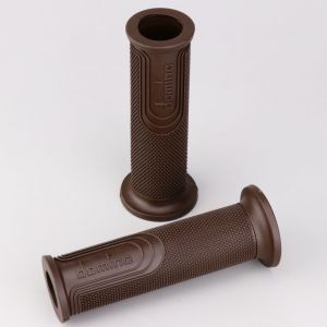Poignées moto Domino Style Open Grips marrons