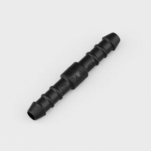 Raccord de durites droit &Oslash;6 mm Flexeo noir