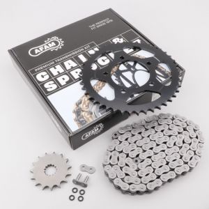 Kit cha&icirc;ne 15/44 Suzuki SV 650 S (1999 - 2007) Afam (d&eacute;multiplication origine)