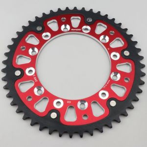 Couronne 48 dents 520 Yamaha YZ 125, YZF 250, 450... Supersprox Stealth rouge