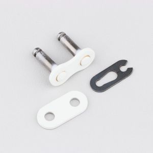 Attache rapide de chaîne 428 renforcée KMC blanche