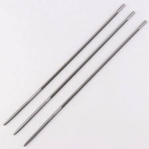 Limes d'affûtage Ø4 mm pour chaîne de tronçonneuse (lot de 3)