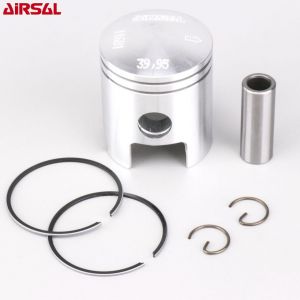 Piston Ø40 mm 6 transferts bi-segments (T6) Peugeot 103, Fox Airsal