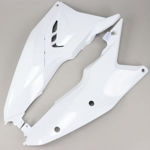 Plaques latérales avec cache de boîte à air ventilé KTM SX 125, 250, SX-F 450... (depuis 2023) UFO blanches