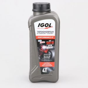 Huile moteur 4T 10W50 Igol Propuls Performance 100% synth&egrave;se 1L