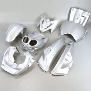 Kit car&eacute;nages MBK Stunt, Yamaha Slider (double optique) Fifty gris