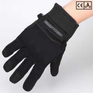 Gants street 4Square Slider homologu&eacute;s CE moto noirs