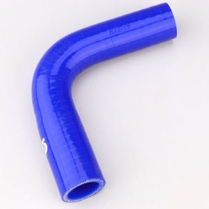 Réducteur silicone coudé 90° Ø22 à 19 mm Silicon Hoses bleu