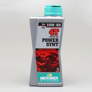 Huile moteur 4T 10W60 Motorex Power Synt 100% synthèse 1L
