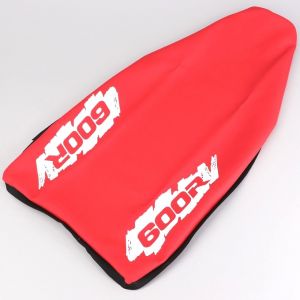 Housse de selle Honda XR 600 R (1988 - 1999) JN Seats rouge et blanche