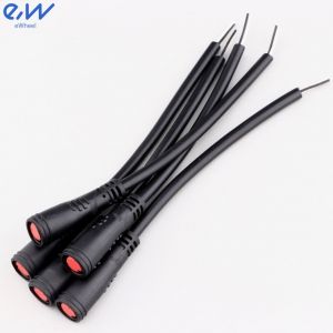 Connecteurs &eacute;tanches 2 broches femelles eWheel (lot de 5)