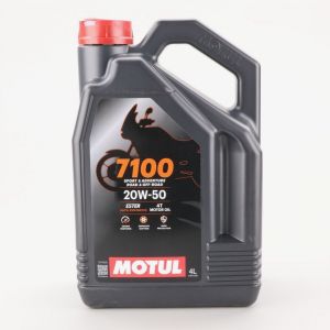 Huile moteur 4T 20W50 Motul 7100 100% synthèse 4L