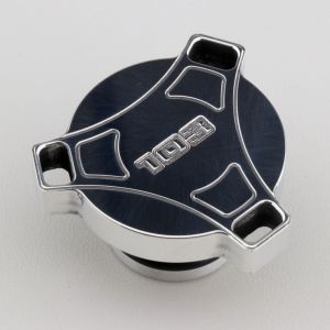 Bouchon de r&eacute;servoir d'essence tricorne alu &Oslash;30 mm Peugeot 103